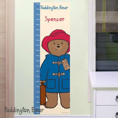 Personalised Paddington Bear Vinyl Height Chart Extra Image 3